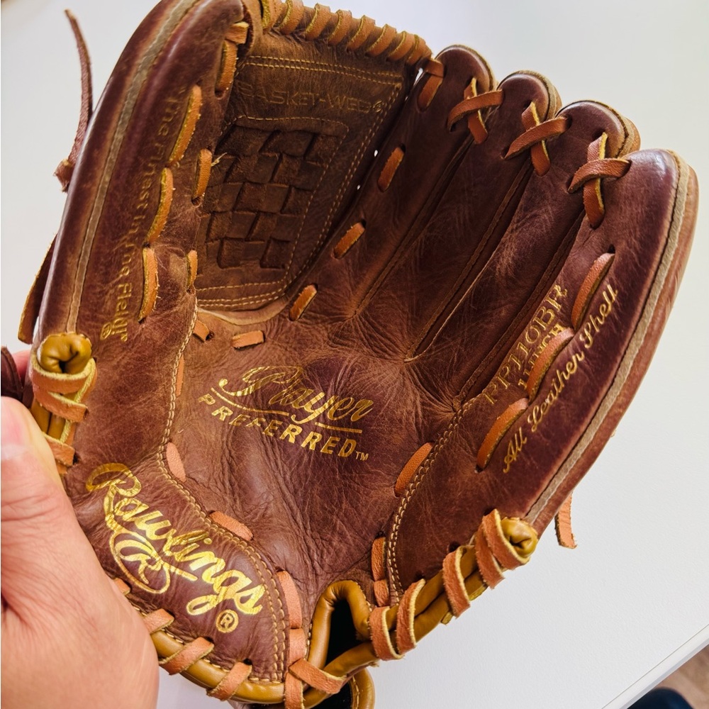 Rawlings Brown PP110BR 11" Baseball Glove Mitt RHT Youth
